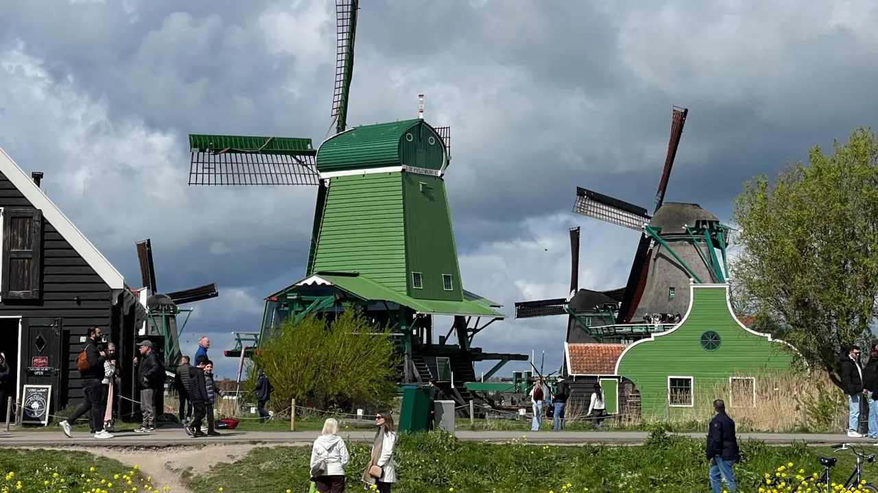 Zaanse Schans Windmill Village, Zaandam, North Holland, Netherlands