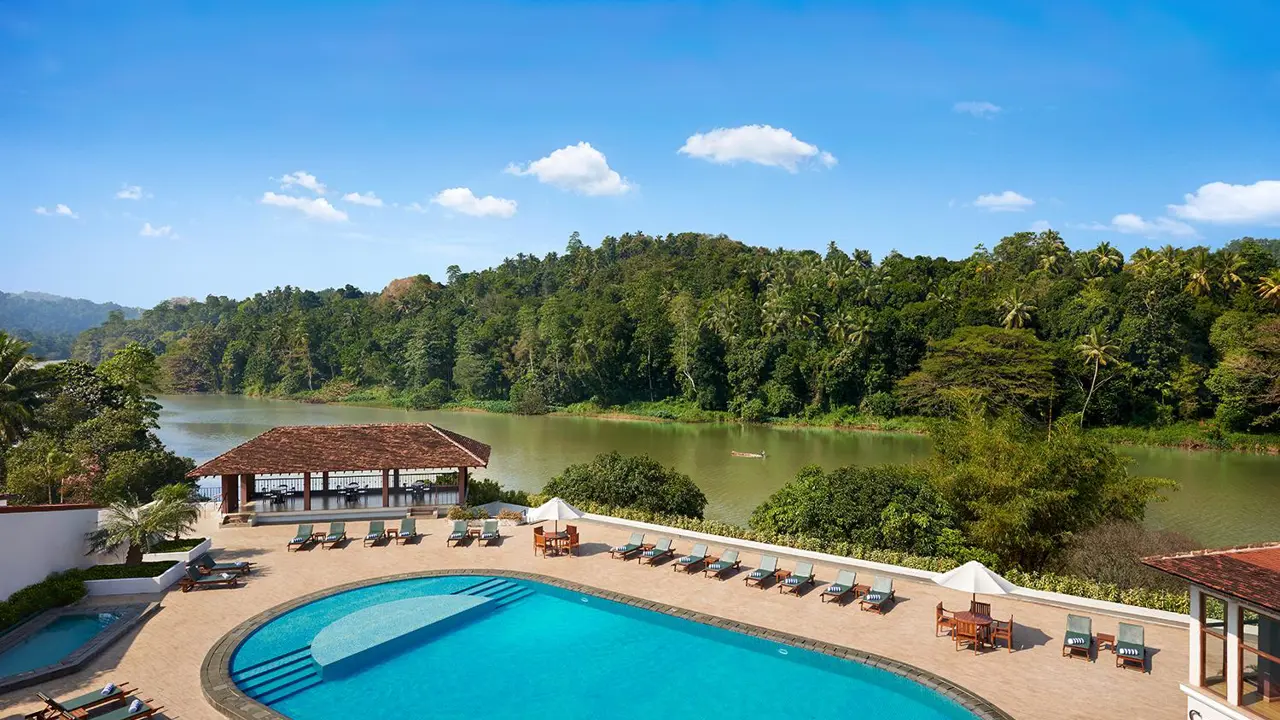 Cinnamon Citadel, Kandy, pool view