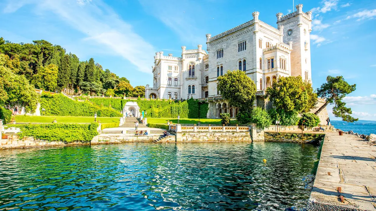 Miramare Castle, Gulf of Trieste, Italy