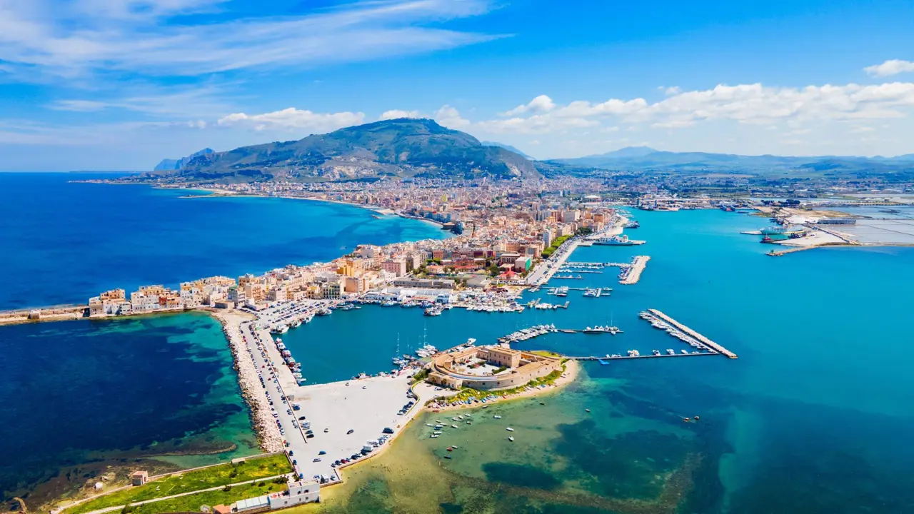 Trapani city port, Western Sicily