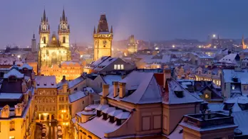 AS 100895487 Prague Winter Panorama, Czechia