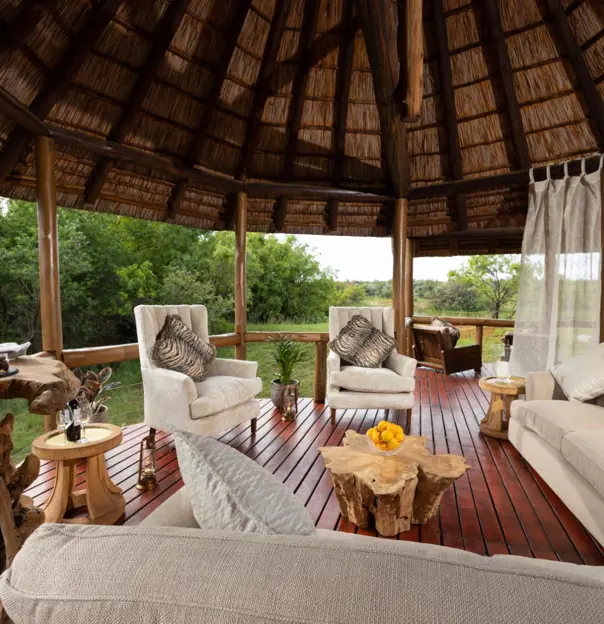 Kingfisher Villa Suites, Mabula Game Reserve, outdoor lounge area