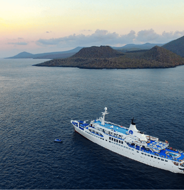 MV Galápagos Legend, view of the ship