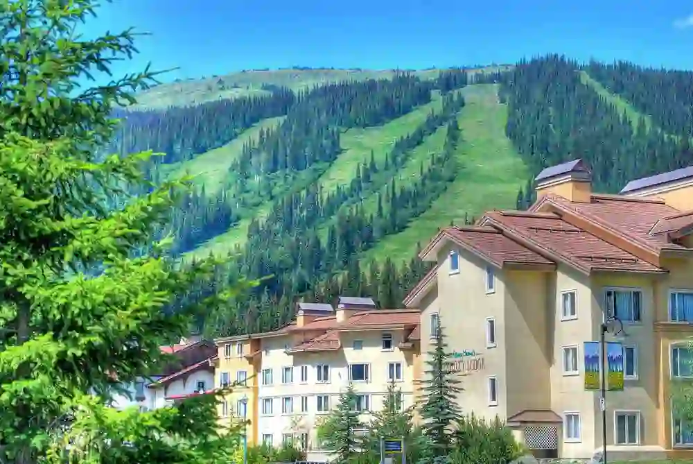 Nancy Greene’s Cahilty Lodge, Sun Peaks, view