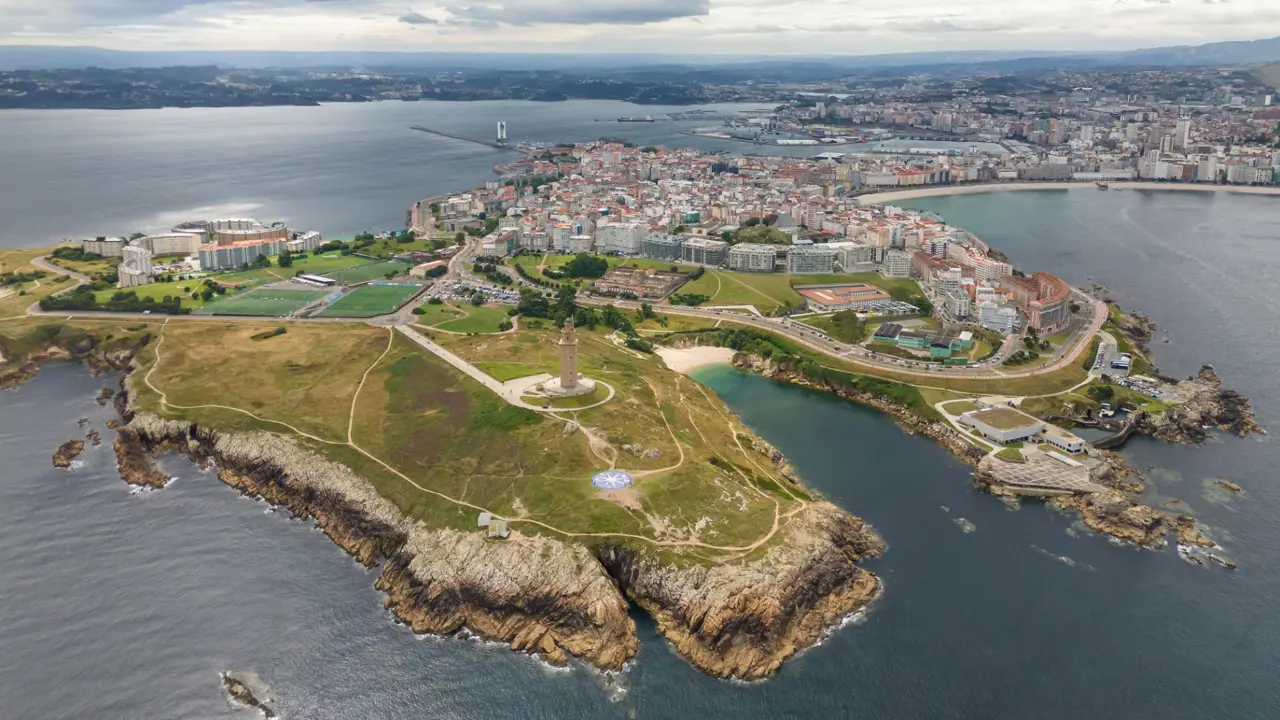 Tower of Hercules, Ancient Roman Lighthouse, A Coruña, Galicia, Spain