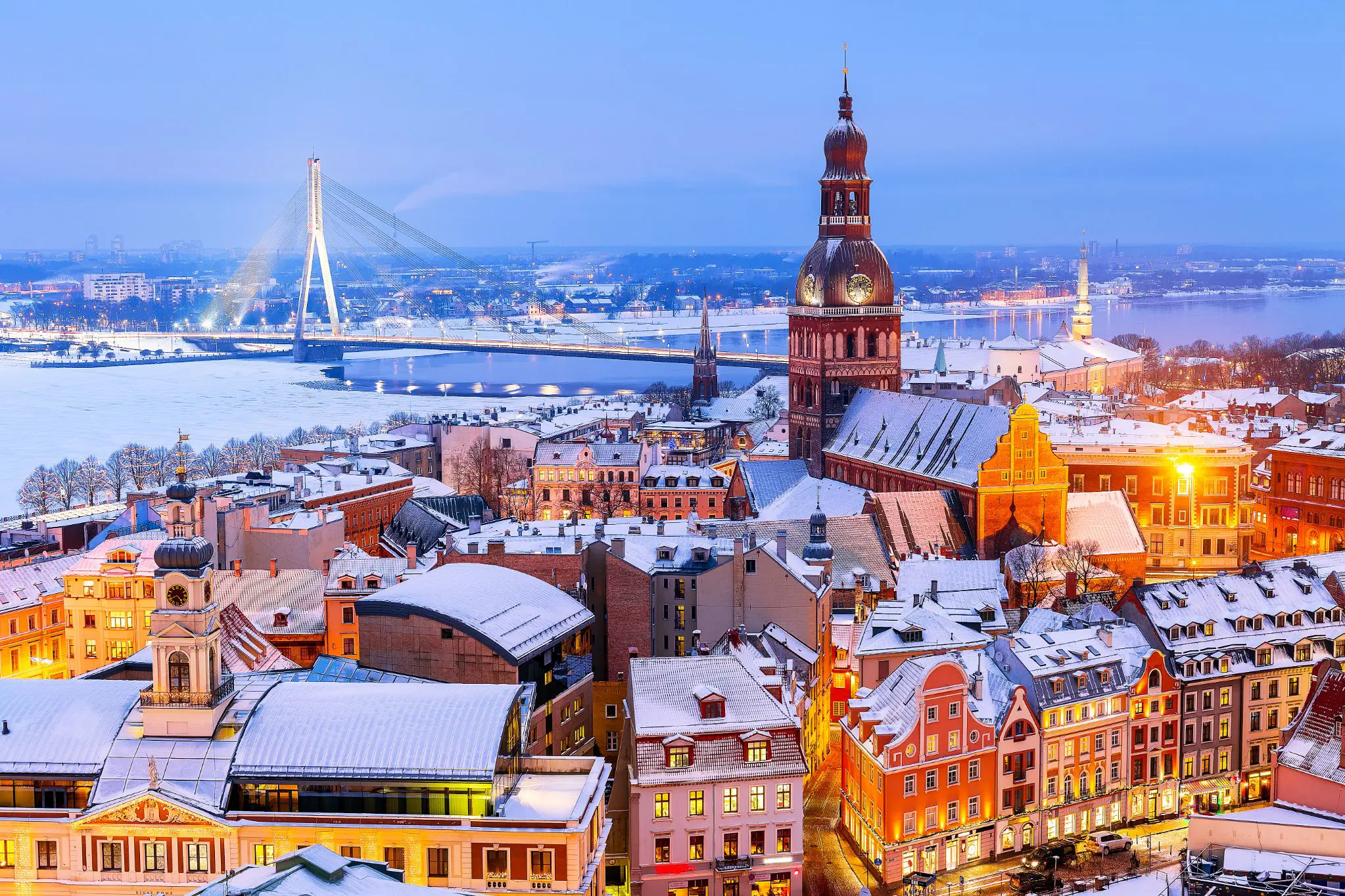 Latvia at winter 