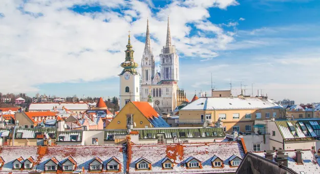 Cathedral in Zagreb, Croatia