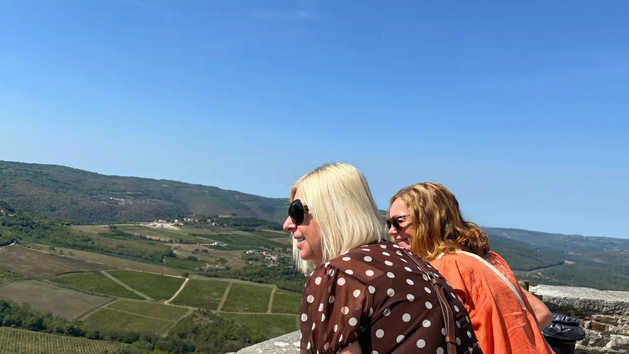 NMH customers in Motovun, Croatia