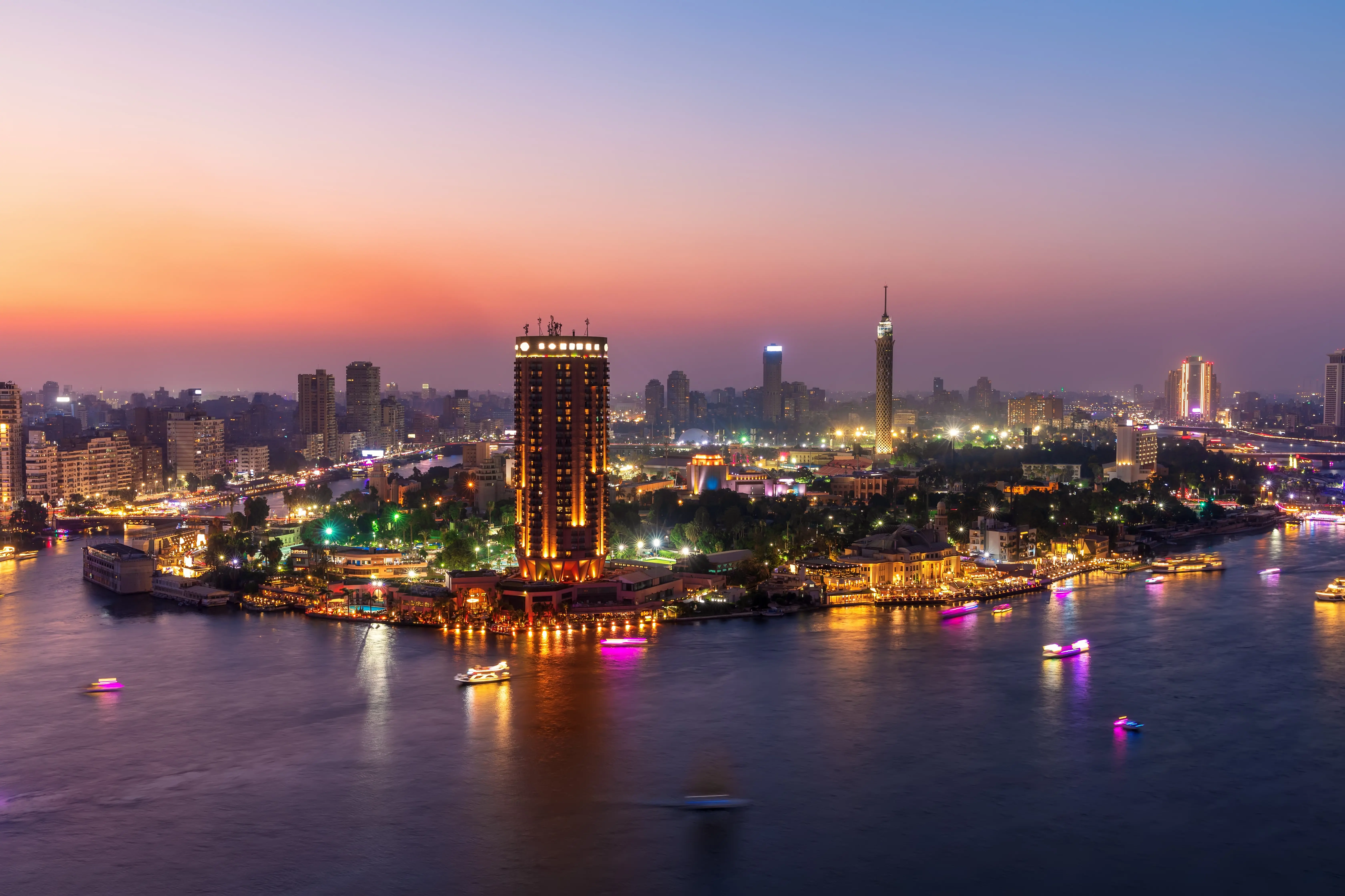 Cairo and River Nile, Egypt