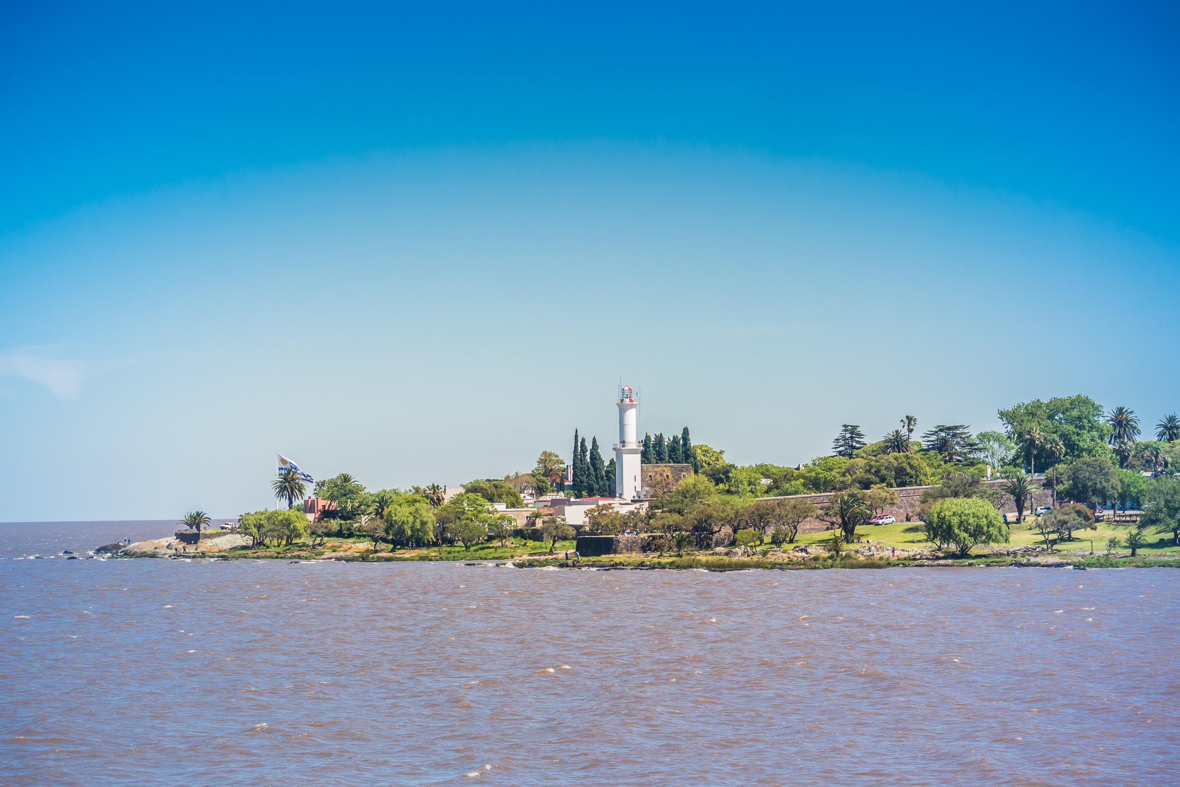 View to the Colonia del Sacramento Coast, Uruguay