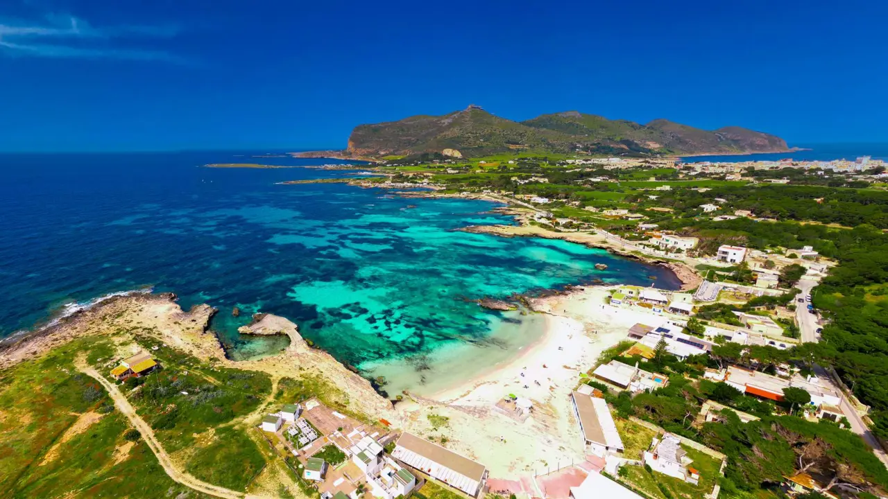 Lido Burrone Beach, Favignana, Egadi Islands, Sicily, Italy