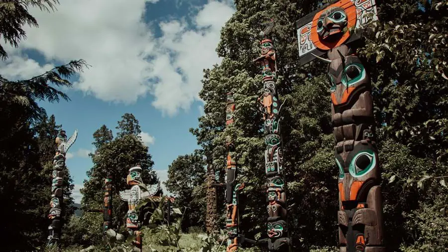Royal British Columbia Museum, Totem Poles, Victoria, Canada