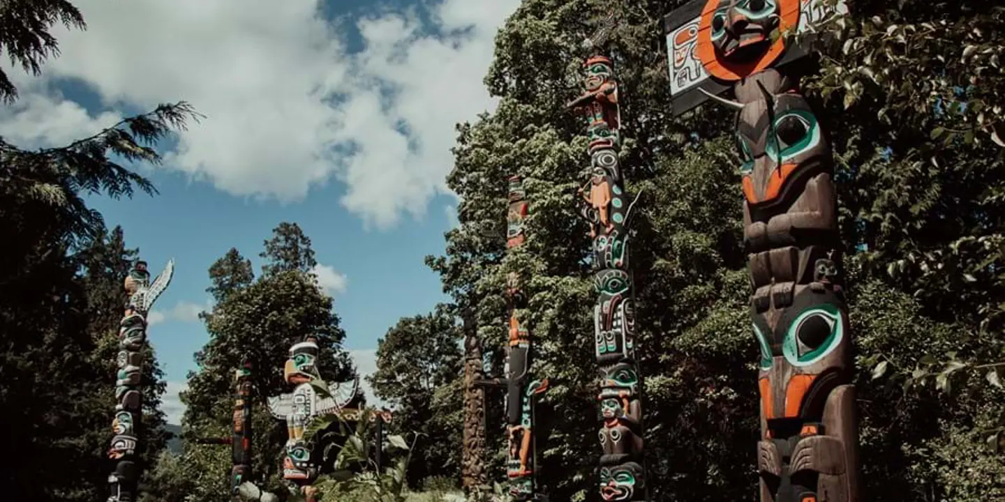 Royal British Columbia Museum, Totem Poles, Victoria, Canada