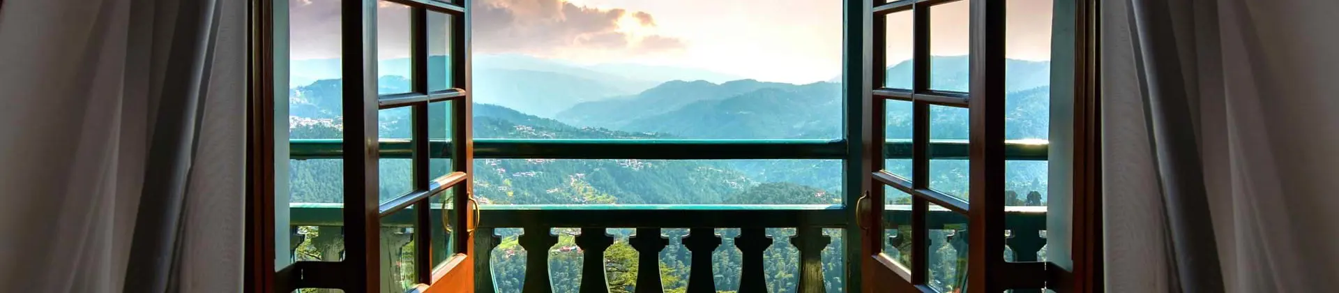View in Shimla, Northern India