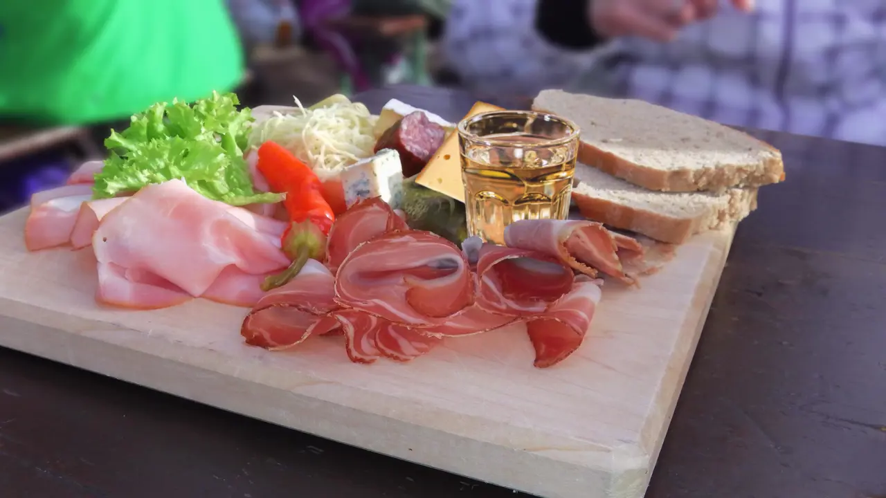 Schnapps and Alpine snacks, Austria