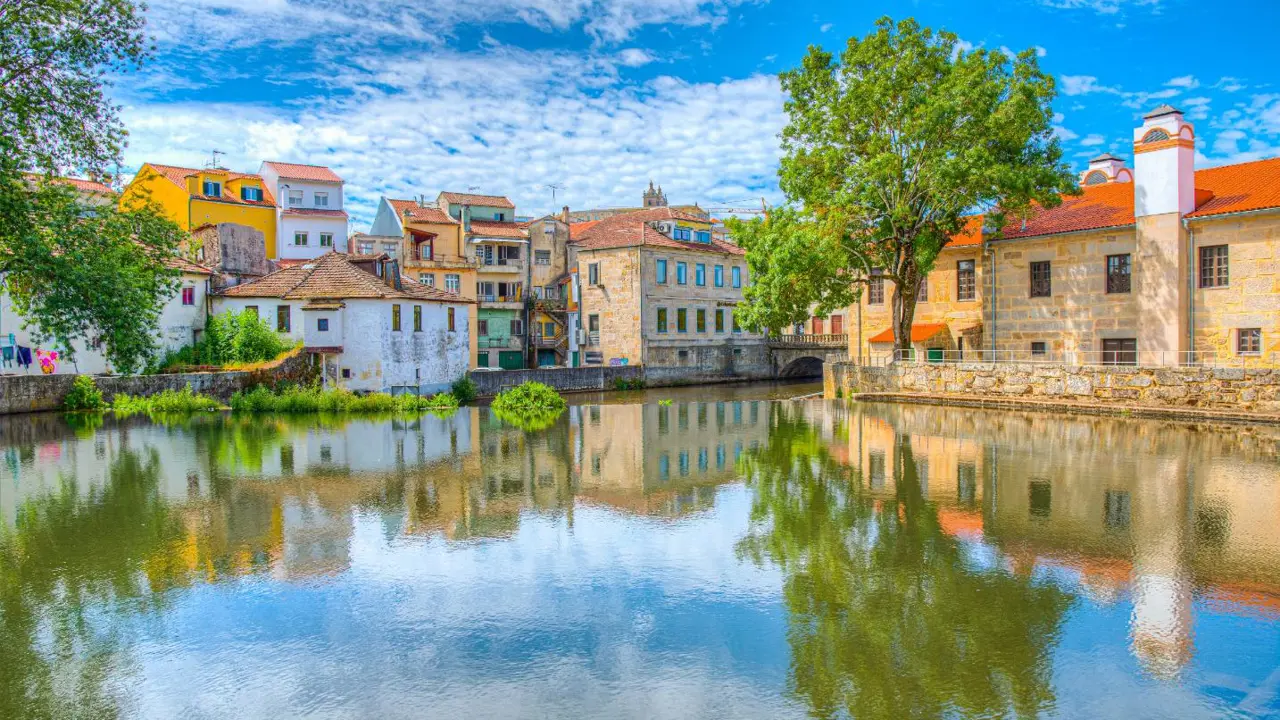 Old Buildings In Viseu, Beira Alta, Portugal