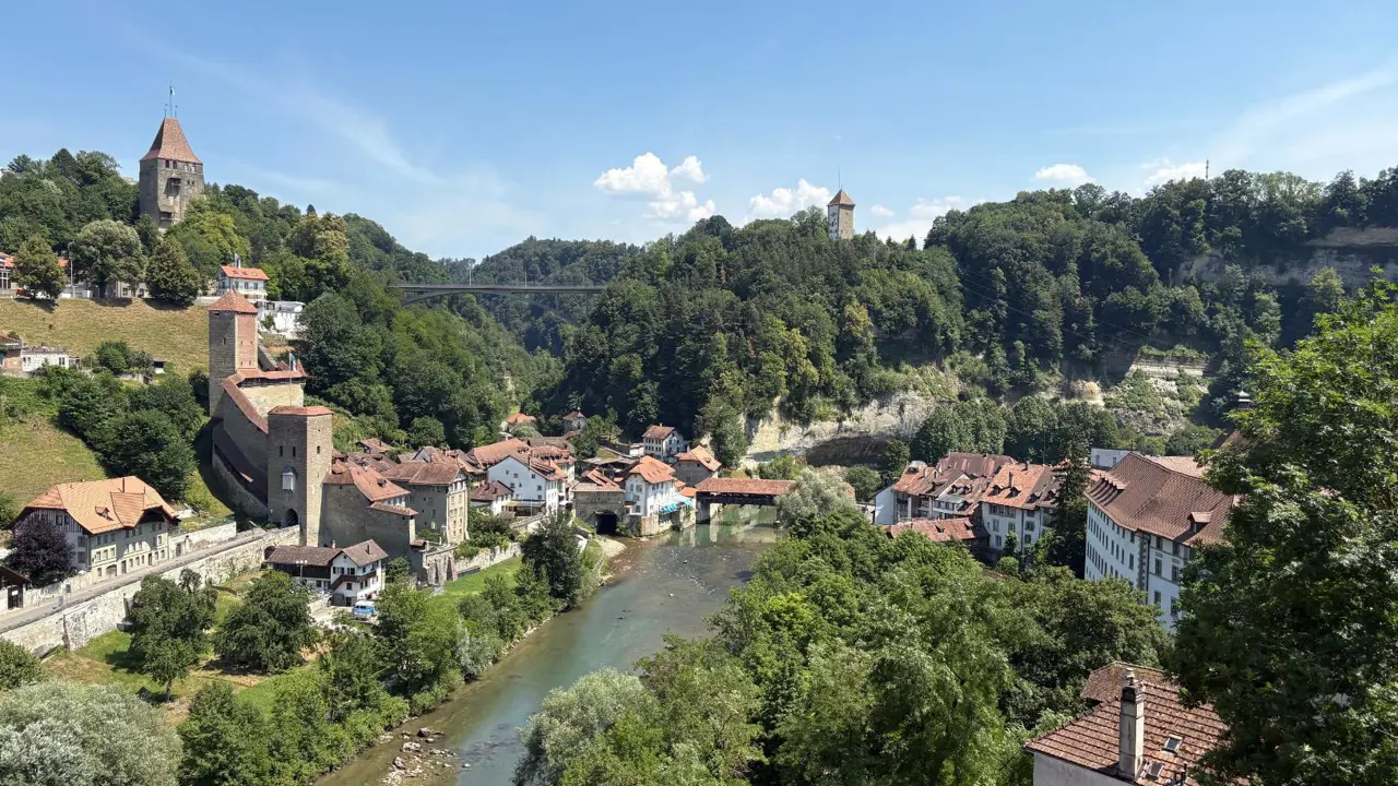 River Sarine, Fribourg