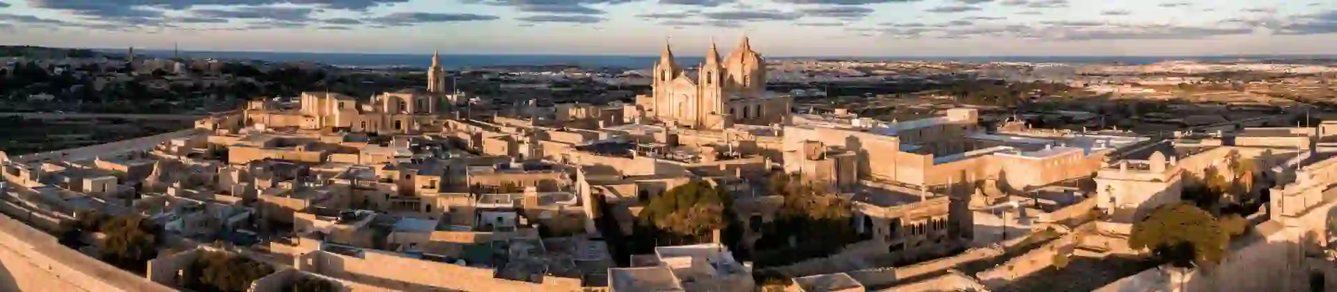 Aerial view of Mdina, Malta