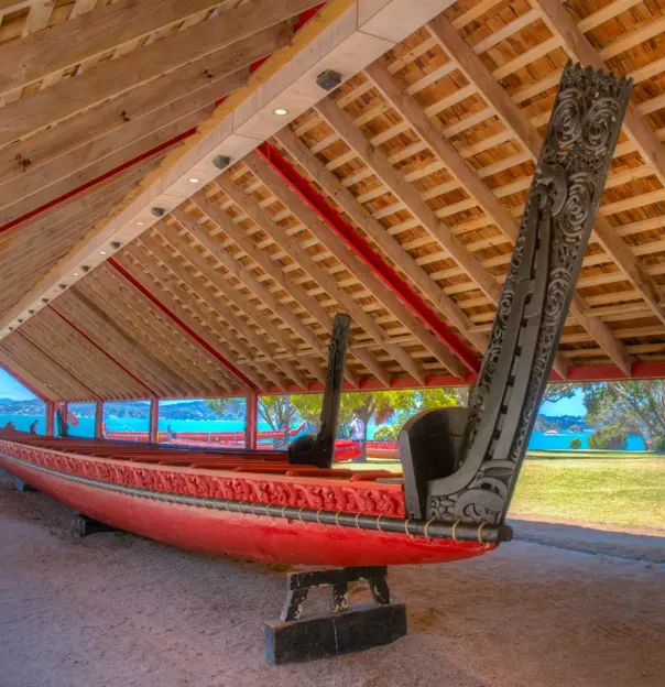 Maori War Canoe At Waitangi Treaty Grounds,