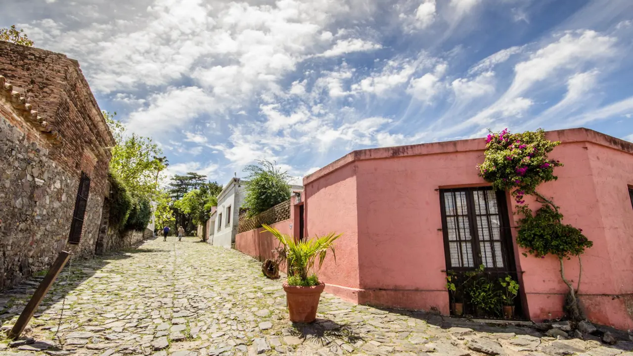 Calle de los Suspiros, The Street of Sighs, Colonia Del Sacramento, Uruguay