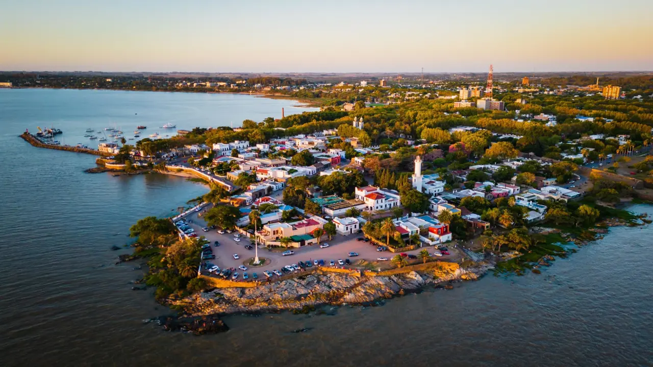 Colonia del Sacramento at Sunset, Uruguay