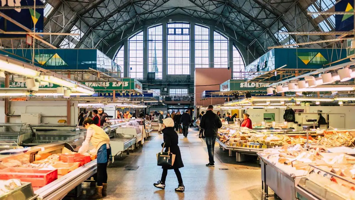 Food Market, Riga, Latvia