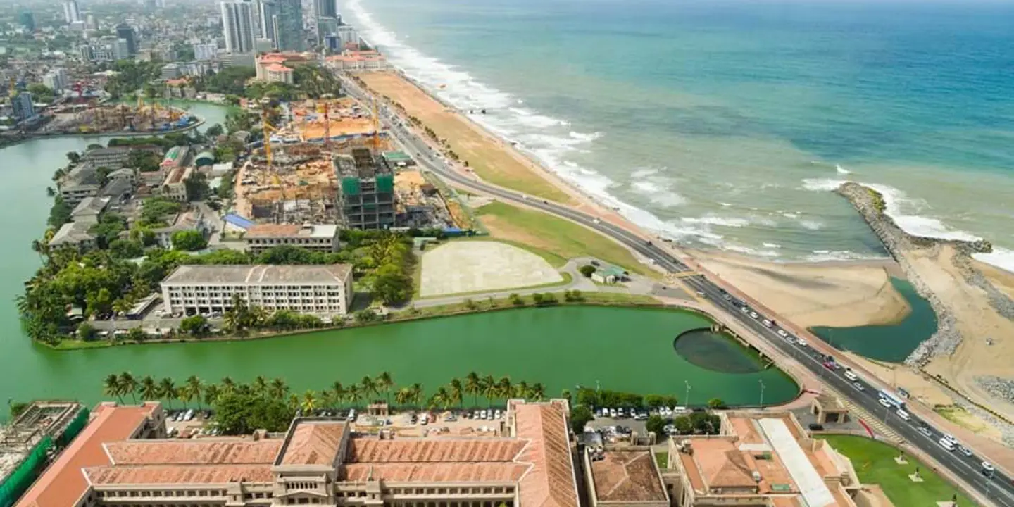 Colombo aerial view, Sri Lanka