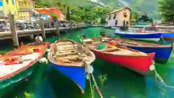 Boats on Lake Garda