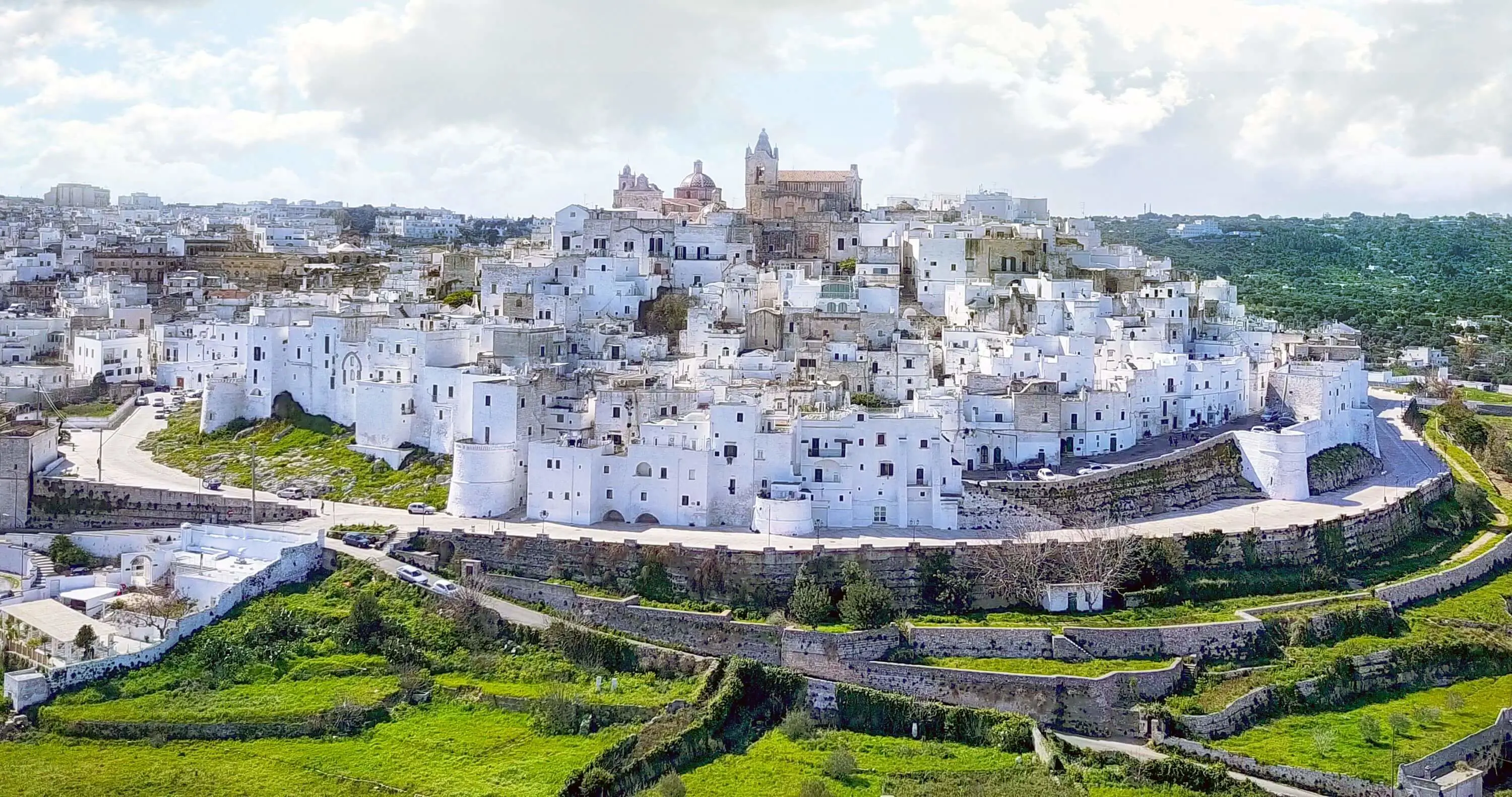 Ostuni's whitewashed old town, Puglia, Italy