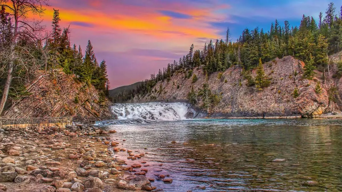 Bow Falls, Alberta