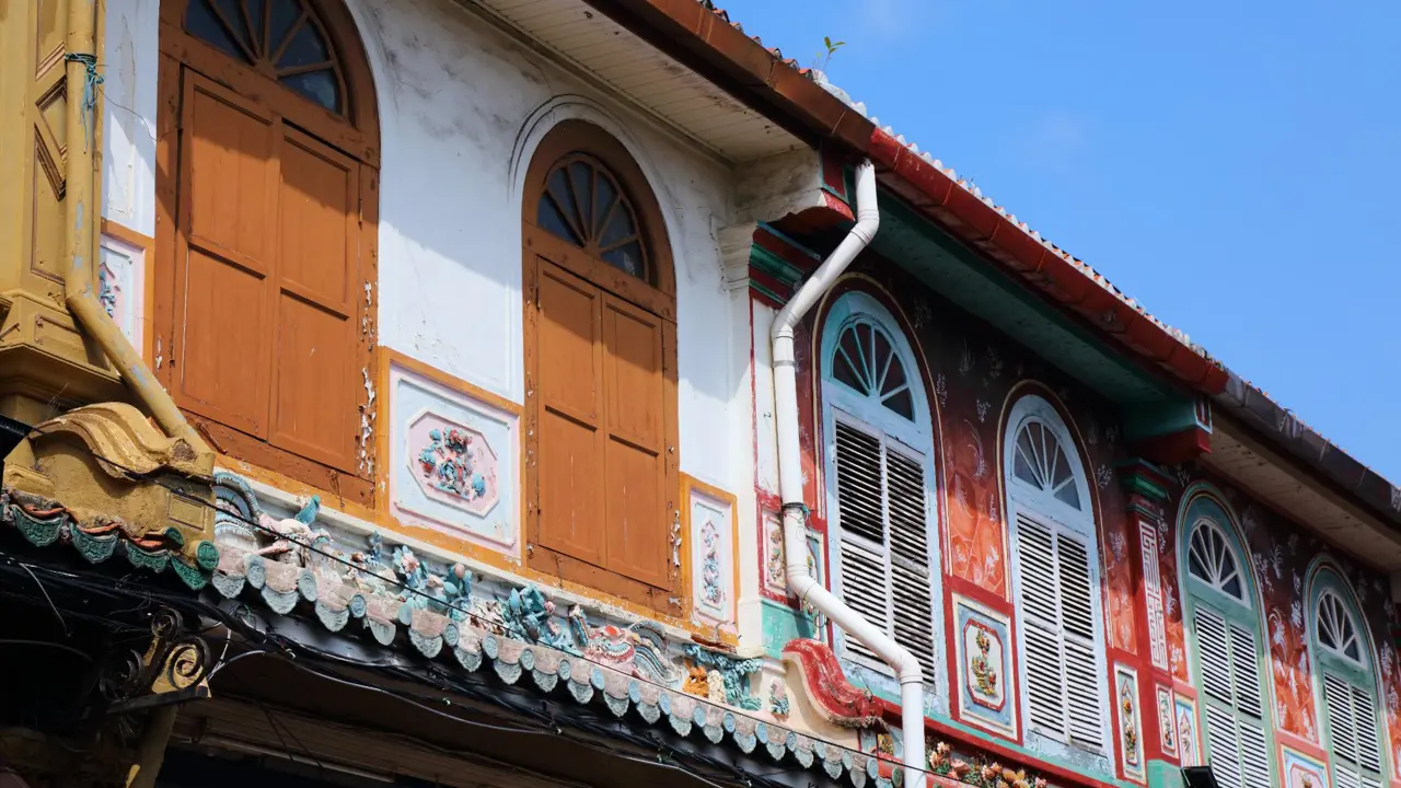 Colonial building, Chinatown, Jonker Street, Malacca
