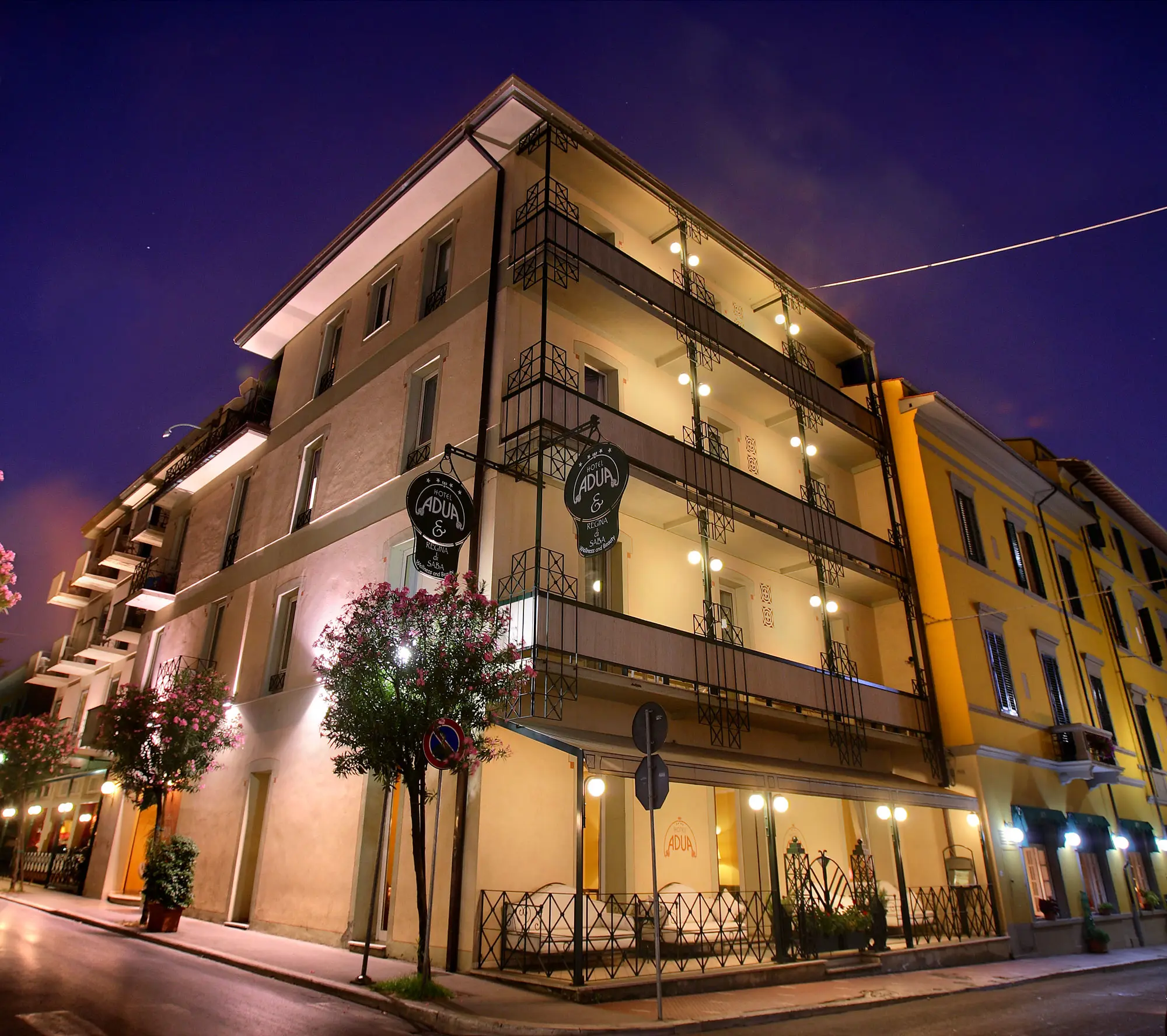 Adua Hotel, Montecatini, Exterior