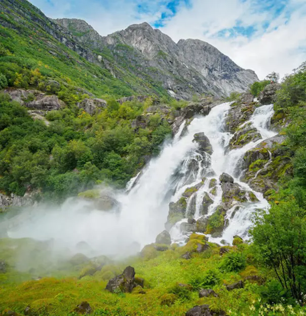 Kleivafoss Waterfall