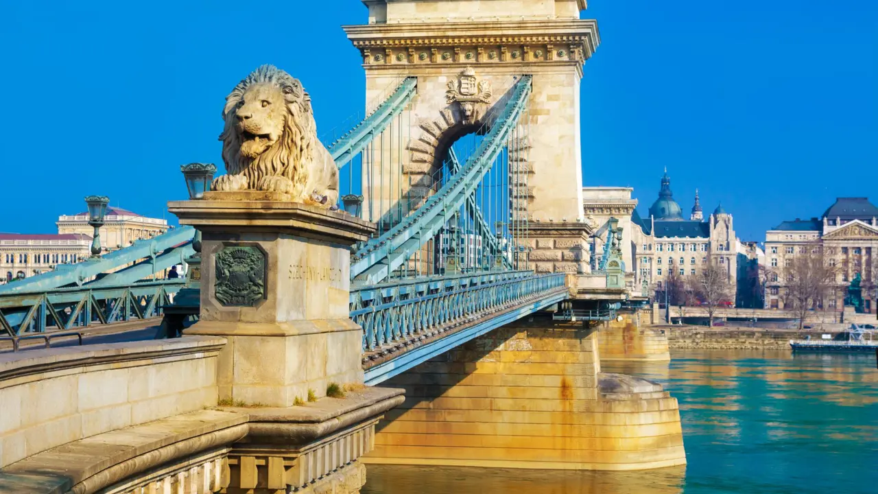 Liberty Bridge across the Danube, Budapest