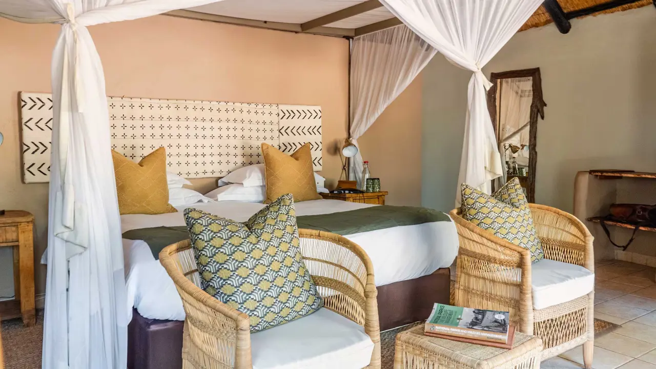 Sable Valley Lodge, Hwange National Park, bedroom